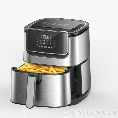 Golmahome friteuse à air autocuiseur 1500W 6L Airfryers pression marmites à cuisson lente autocuiseurs électriques
